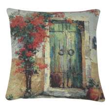 Villa Flora Over Door II Decorative Pillow Cushion Cover