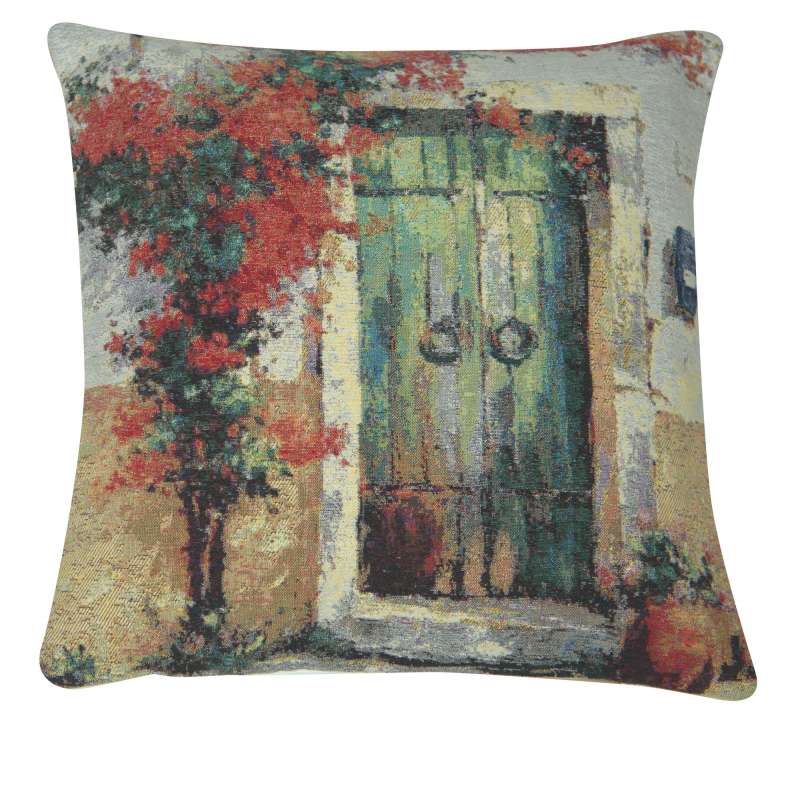 Villa Flora Over Door II Decorative Pillow Cushion Cover