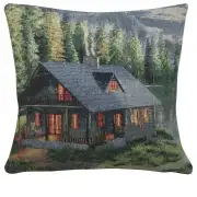Rustic Cabin Couch Pillow