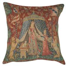 A Mon Seul Desir III Large French Tapestry Cushion