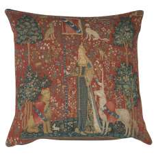 The Touch I Large French Tapestry Cushion