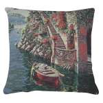 Lake Como Villa II Decorative Pillow Cushion Cover