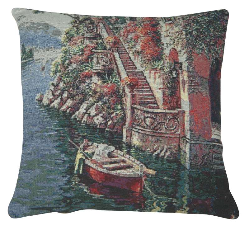Lake Como Villa II Decorative Pillow Cushion Cover