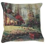 Lakeside Cabin Retreat Decorative Pillow Cushion Cover