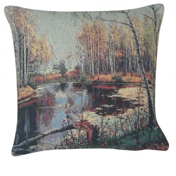 Placid Autumn Glade Decorative Floor Pillow Cushion Cover
