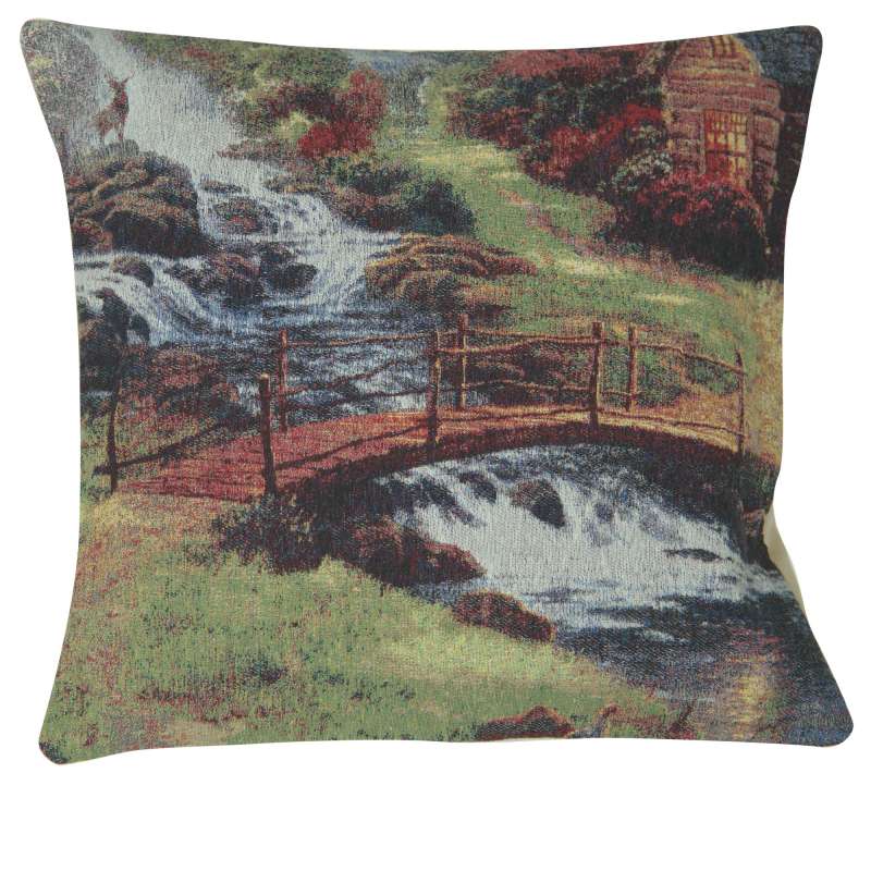 A Bridged Brook Decorative Pillow Cushion Cover