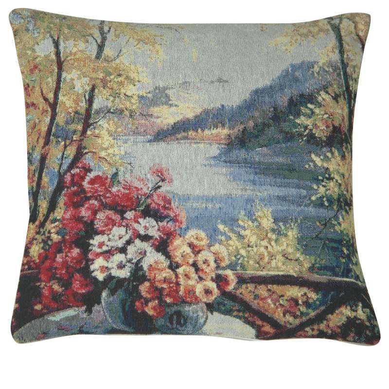 Lakeside Still Life Decorative Pillow Cushion Cover