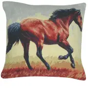 Running Thoroughbred Couch Pillow