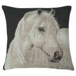 Horse in Charcoal II Decorative Pillow Cushion Cover