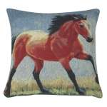 Running Thoroughbred II Decorative Pillow Cushion Cover
