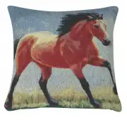Running Thoroughbred II Couch Pillow