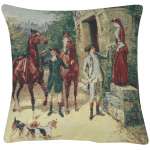 English Riders Decorative Pillow Cushion Cover