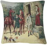 English Riders Couch Pillow