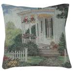 The Porch Cat Decorative Pillow Cushion Cover