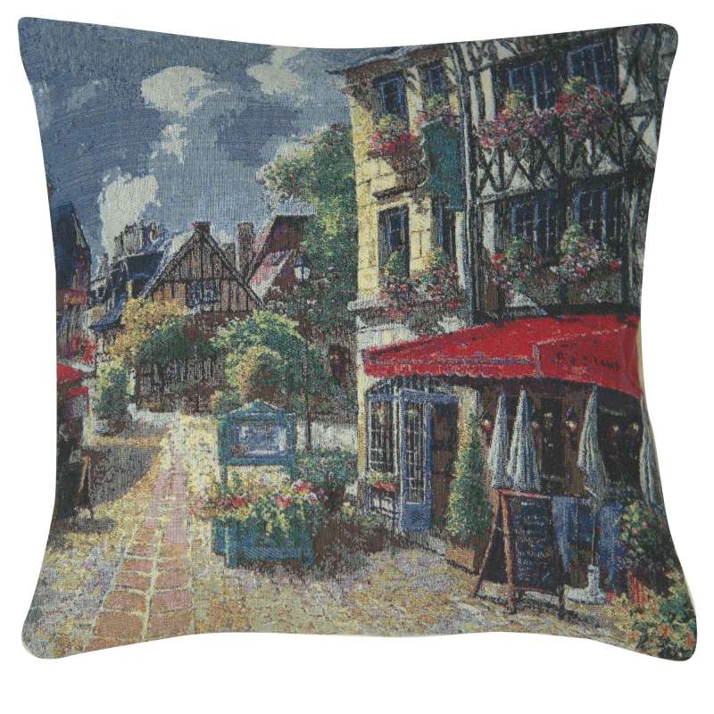 A Village Lane Decorative Pillow Cushion Cover