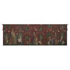 Lady and the Unicorn Serial Panoramic Tapestry Wall Art