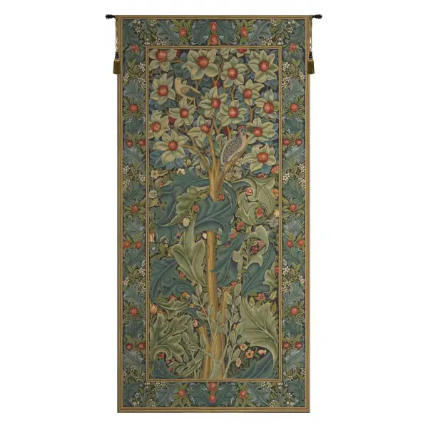 Woodpecker William Morris Belgian Wall Tapestry