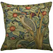 Woodpecker Left by William Morris Belgian Cushion Cover