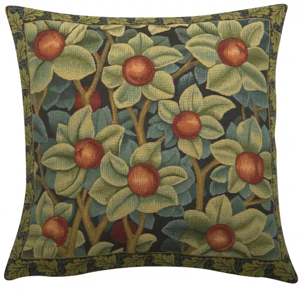 Orange Tree by William Morris Belgian Sofa Pillow Cover