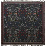 Blackthorn by William Morris Belgian Tapestry Throw