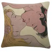 Graphic Novel Kiss Couch Pillow