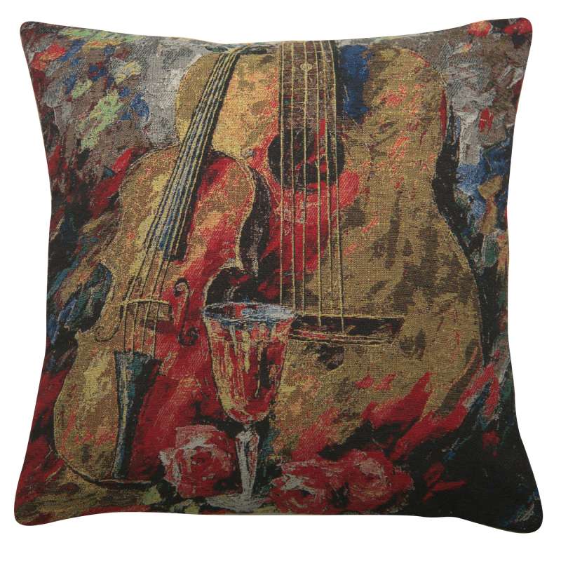 Stringed Still Life Decorative Pillow Cushion Cover
