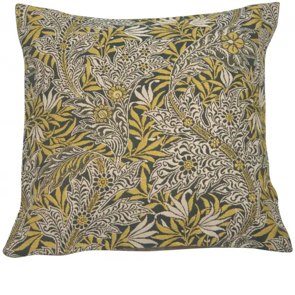Le Petit Paradis Yellow French Pillow Cushion