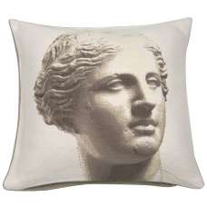Venus White Decorative Tapestry Pillow