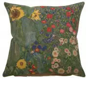 Country Garden A by Klimt Belgian Cushion Cover
