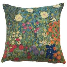 Flower Garden II by Klimt European Cushion Cover