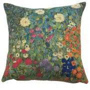 Flower Garden II by Klimt Belgian Cushion Cover