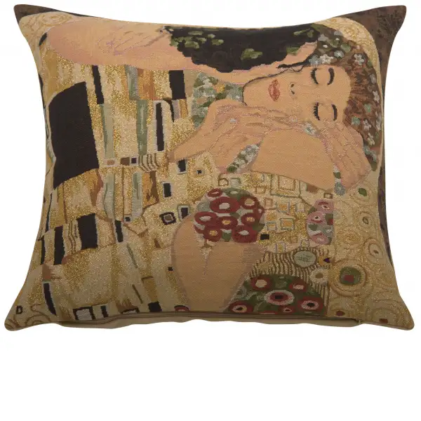 Le Baiser II by Klimt Belgian Sofa Pillow Cover