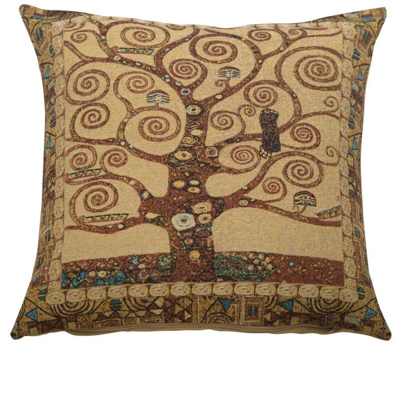 Tree of Life B by Klimt European Cushion Covers