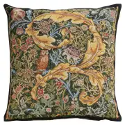 Owl and Pigeon Belgian Cushion Cover