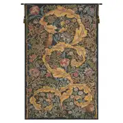 Owl And Pigeon II Belgian Tapestry Wall Hanging - 27 in. x 44 in. Cotton/Viscose/Polyester by William Morris