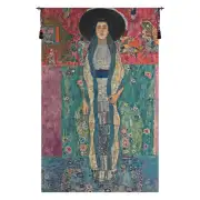 Adele Block-Bauer By Klimt Belgian Tapestry Wall Hanging - 28 in. x 45 in. Cotton/Viscose/Polyester by Gustav Klimt