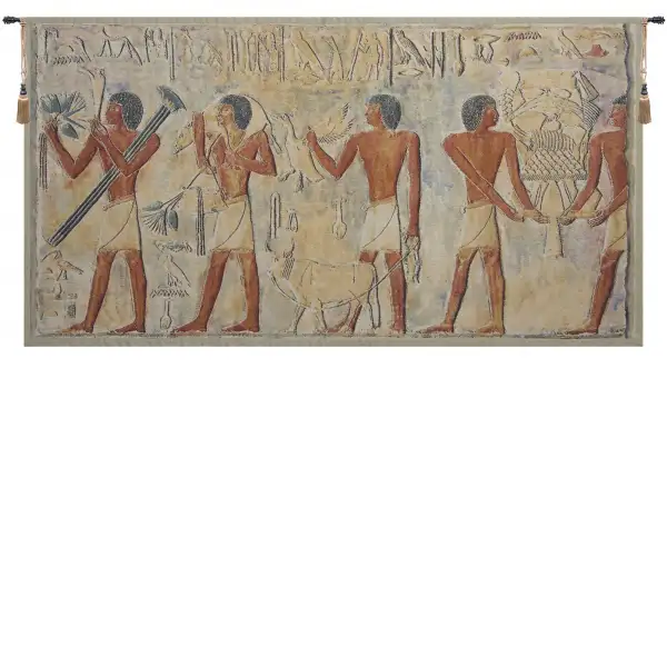 Saqqarah Beige Part I Belgian Wall Tapestry