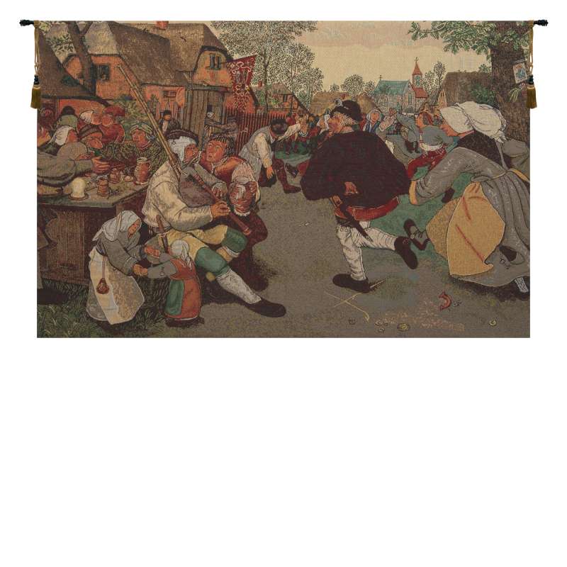 The Farmer's Dance European Tapestry Wall Hanging