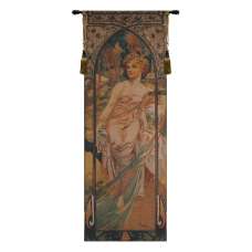 Mucha Matin Bright Belgian Wall Tapestry