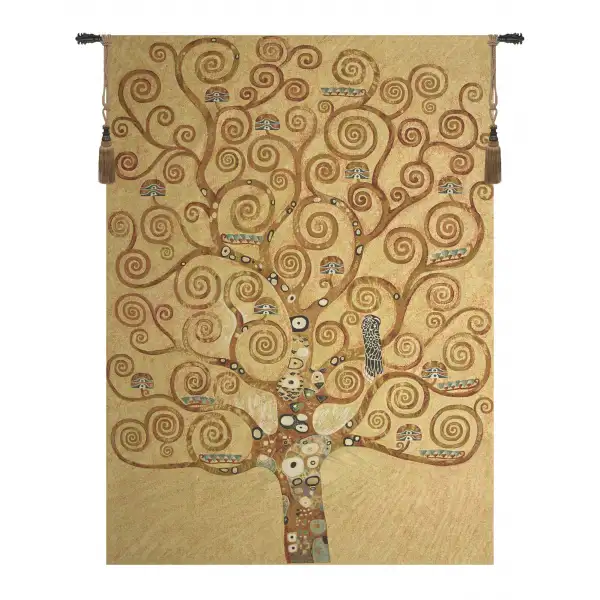 Klimt Tree of Life Large Italian Wall Tapestry