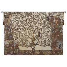 Stoclet Frieze Tree of Life Small Tapestry Wall Hanging