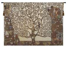 Stoclet Frieze Tree of Life Small Tapestry Wall Hanging