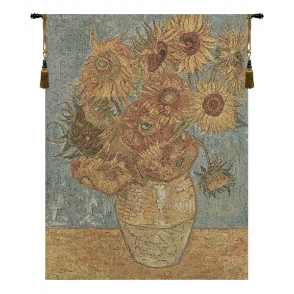 Vincent Sunflowers Italian Wall Tapestry