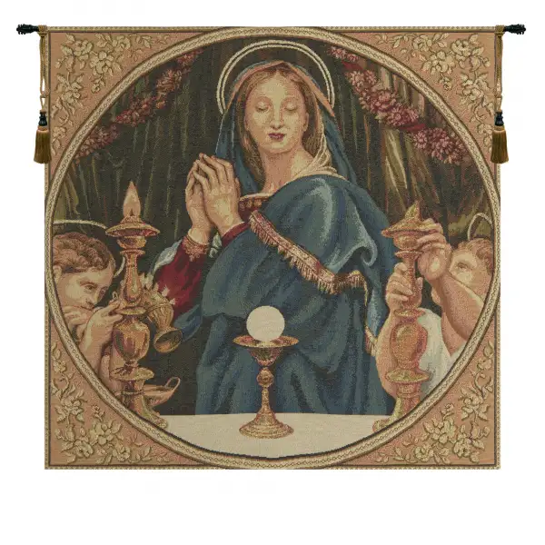 Madonna della Eucarestia Italian Wall Tapestry