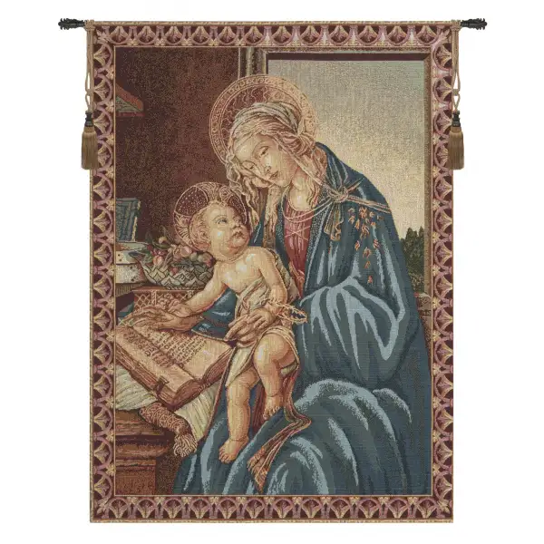Madonna del Libro II Italian Wall Tapestry