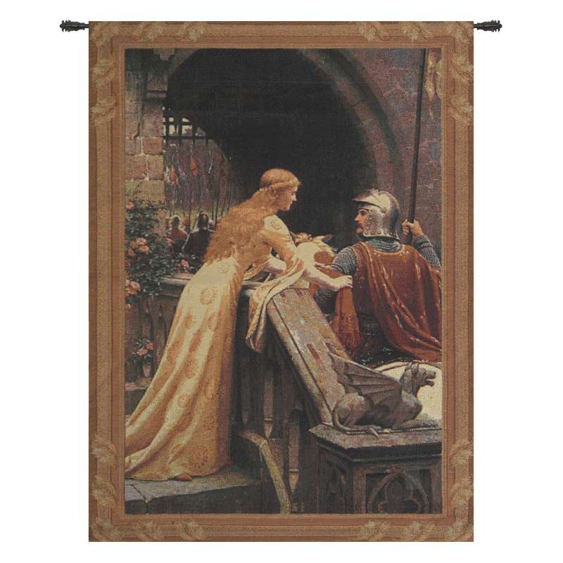 Godspeed Small with Border Fine Art Tapestry