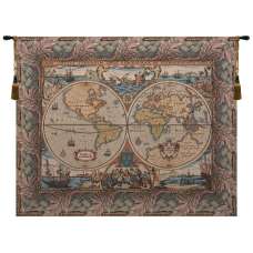 Orbis with Border Italia Tapestry Wall Hanging
