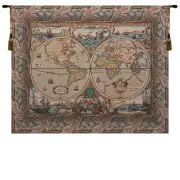 Orbis with Border Italian Wall Tapestry