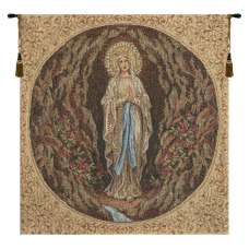 Madonna di Lourdes Square European Tapestries