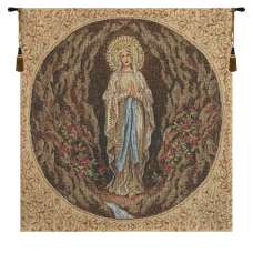 Madonna di Lourdes Square European Tapestries